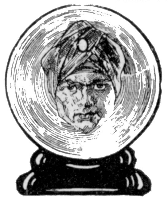 Picture of a psychic in a crystal ball